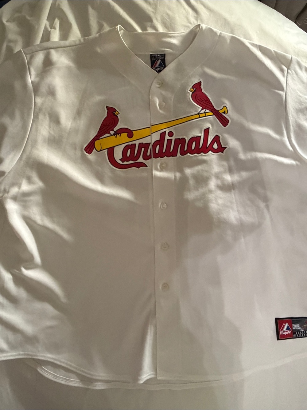 Majestic 2011 World Series Albert Pujols St Louis Cardinals Jersey. Size 4X